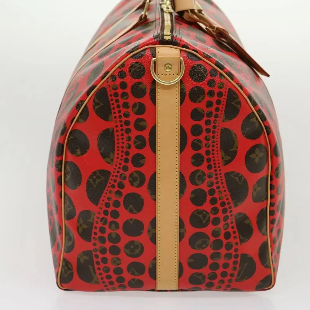 LOUIS VUITTON Monogram Yayoi Kusama Keepall Bandouliere55 Bag M40695